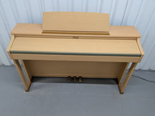Load image into Gallery viewer, Roland HP203 digital piano and stool in cherry wood finish stock number 25118