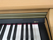 Load image into Gallery viewer, Roland HP203 digital piano and stool in cherry wood finish stock number 25118