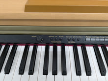 Load image into Gallery viewer, Roland HP203 digital piano and stool in cherry wood finish stock number 25118
