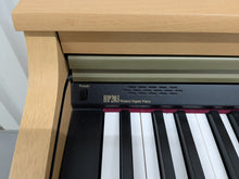 Load image into Gallery viewer, Roland HP203 digital piano and stool in cherry wood finish stock number 25118