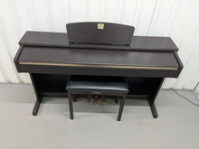 Load image into Gallery viewer, Yamaha Clavinova CLP-320 Digital Piano and stool in dark rosewood stock #25125
