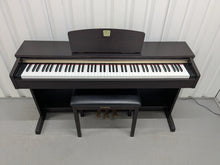 Load image into Gallery viewer, Yamaha Clavinova CLP-320 Digital Piano and stool in dark rosewood stock #25125