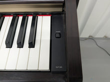 Load image into Gallery viewer, Yamaha Clavinova CLP-320 Digital Piano and stool in dark rosewood stock #25125