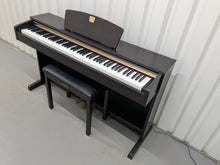 Load image into Gallery viewer, Yamaha Clavinova CLP-320 Digital Piano and stool in dark rosewood stock #25125