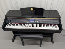 Load image into Gallery viewer, Yamaha Clavinova CVP-501 Digital Piano / arranger in glossy black. stock # 25121