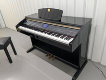 Load image into Gallery viewer, Yamaha Clavinova CVP-501 Digital Piano / arranger in glossy black. stock # 25121