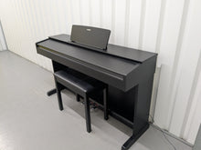 Load image into Gallery viewer, Yamaha Arius YDP-143 Digital Piano and stool in satin black finish stock #25129