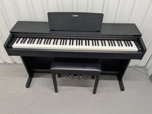 Load image into Gallery viewer, Yamaha Arius YDP-143 Digital Piano and stool in satin black finish stock #25129