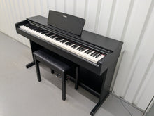 Load image into Gallery viewer, Yamaha Arius YDP-143 Digital Piano and stool in satin black finish stock #25129