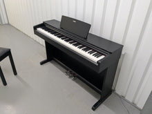 Load image into Gallery viewer, Yamaha Arius YDP-143 Digital Piano and stool in satin black finish stock #25129
