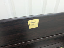 Load image into Gallery viewer, Yamaha Clavinova CLP-340 Digital Piano and stool in dark rosewood stock # 25130