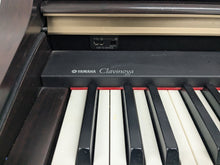 Load image into Gallery viewer, Yamaha Clavinova CLP-340 Digital Piano and stool in dark rosewood stock # 25130