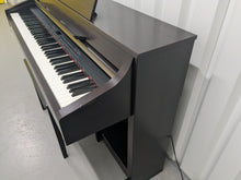 Load image into Gallery viewer, Yamaha Clavinova CLP-340 Digital Piano and stool in dark rosewood stock # 25130
