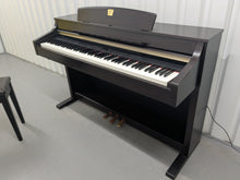 Load image into Gallery viewer, Yamaha Clavinova CLP-340 Digital Piano and stool in dark rosewood stock # 25130