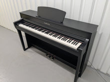 Load image into Gallery viewer, Yamaha Clavinova CLP-735 in satin black finish stock nr 25135
