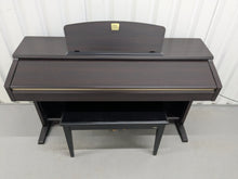 Load image into Gallery viewer, Yamaha Clavinova CLP-120 Digital Piano and stool in dark rosewood stock #25134