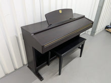 Load image into Gallery viewer, Yamaha Clavinova CLP-120 Digital Piano and stool in dark rosewood stock #25134