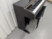 Load image into Gallery viewer, Yamaha Clavinova CLP-120 Digital Piano and stool in dark rosewood stock #25134