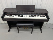 Load image into Gallery viewer, Yamaha Arius YDP-163 Digital Piano and stool in dark rosewood clavinova keyboard stock # 25137