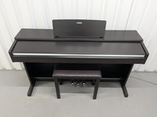 Load image into Gallery viewer, Yamaha Arius YDP-142 Digital Piano and stool in dark rosewood finish stock #25142