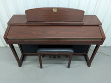 Load image into Gallery viewer, Yamaha Clavinova CLP-170 Digital Piano and stool in mahogany colour stock #25148