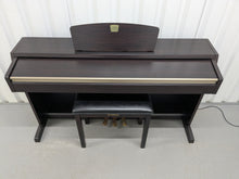 Load image into Gallery viewer, Yamaha Clavinova CLP-220 digital piano and stool in rosewood stock #25140