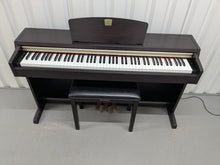 Load image into Gallery viewer, Yamaha Clavinova CLP-220 digital piano and stool in rosewood stock #25140