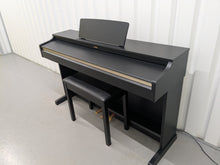 Load image into Gallery viewer, Yamaha Arius YDP-162 Digital Piano and stool in satin black, clavinova keyboard stock #25143
