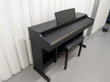 Load image into Gallery viewer, Yamaha Arius YDP-162 Digital Piano and stool in satin black, clavinova keyboard stock #25143