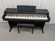 Load image into Gallery viewer, Yamaha Arius YDP-162 Digital Piano and stool in satin black, clavinova keyboard stock #25143