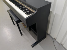 Load image into Gallery viewer, Yamaha Arius YDP-162 Digital Piano and stool in satin black, clavinova keyboard stock #25143