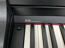Load image into Gallery viewer, Roland RP301 digital piano in satin black finish stock number 25156