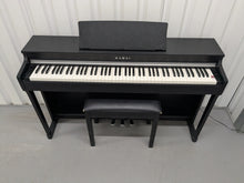 Load image into Gallery viewer, Kawai CN25 digital piano and stool In satin black stock #25159