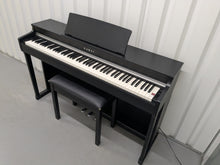 Load image into Gallery viewer, Kawai CN25 digital piano and stool In satin black stock #25159