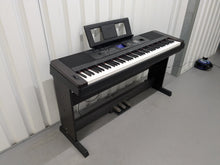 Load image into Gallery viewer, Yamaha DGX-650 in black 88 Weighted Keys Portable Grand 3 pedals stock #25165