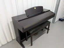 Load image into Gallery viewer, Yamaha Clavinova CLP-130 Digital Piano and stool in dark rosewood stock #25166