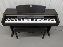 Load image into Gallery viewer, Yamaha Clavinova CLP-130 Digital Piano and stool in dark rosewood stock #25166