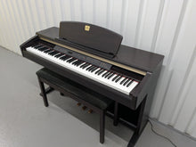 Load image into Gallery viewer, Yamaha Clavinova CLP-130 Digital Piano and stool in dark rosewood stock #25166