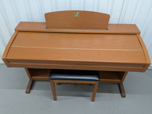 Load image into Gallery viewer, Yamaha Clavinova CVP-303 Digital Piano arranger and stool in cherry wood stock #25179