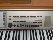 Load image into Gallery viewer, Yamaha Clavinova CVP-303 Digital Piano arranger and stool in cherry wood stock #25179