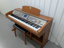 Load image into Gallery viewer, Yamaha Clavinova CVP-303 Digital Piano arranger and stool in cherry wood stock #25179