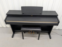 Load image into Gallery viewer, Yamaha Arius YDP-162 Digital Piano and stool in satin black, clavinova keyboard stock #25181