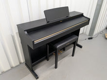 Load image into Gallery viewer, Yamaha Arius YDP-162 Digital Piano and stool in satin black, clavinova keyboard stock #25181