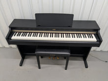 Load image into Gallery viewer, Yamaha Arius YDP-162 Digital Piano and stool in satin black, clavinova keyboard stock #25181