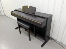 Load image into Gallery viewer, Yamaha Clavinova CLP-320 Digital Piano and stool in dark rosewood stock #25180