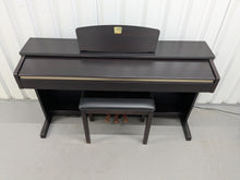 Load image into Gallery viewer, Yamaha Clavinova CLP-320 Digital Piano and stool in dark rosewood stock #25180