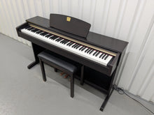 Load image into Gallery viewer, Yamaha Clavinova CLP-320 Digital Piano and stool in dark rosewood stock #25180