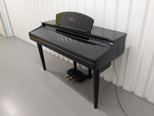 Load image into Gallery viewer, Yamaha Clavinova CVP-109PE Digital Piano in glossy polished black stock # 25174