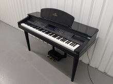 Load image into Gallery viewer, Yamaha Clavinova CVP-109PE Digital Piano in glossy polished black stock # 25174