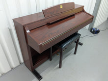 Load image into Gallery viewer, Yamaha Clavinova CLP-340 Digital Piano and stool in mahogany stock # 25193